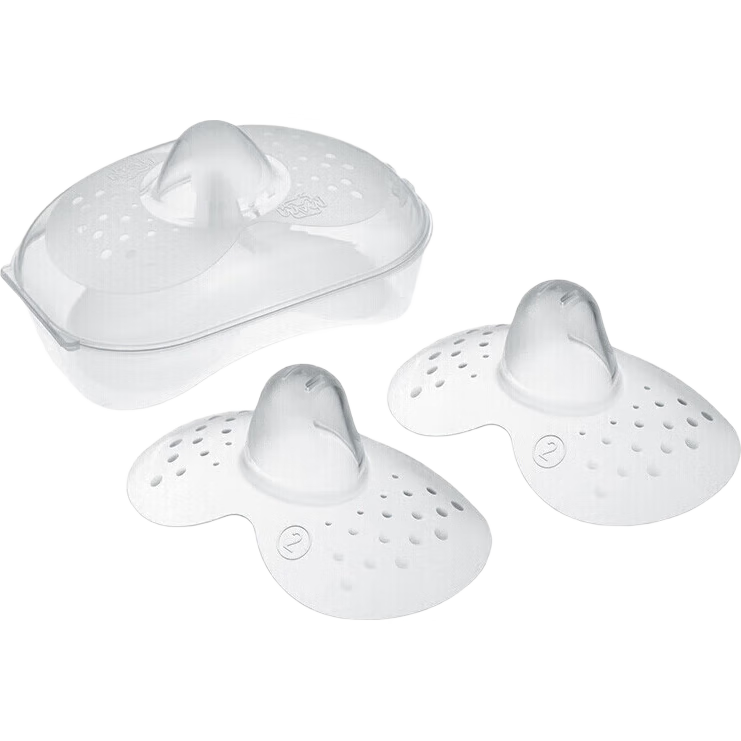 美安萌（MAM）乳頭保護罩內(nèi)陷哺乳貼輔助喂奶神器乳盾超薄2片 透明 s小號【適合乳頭17mm】