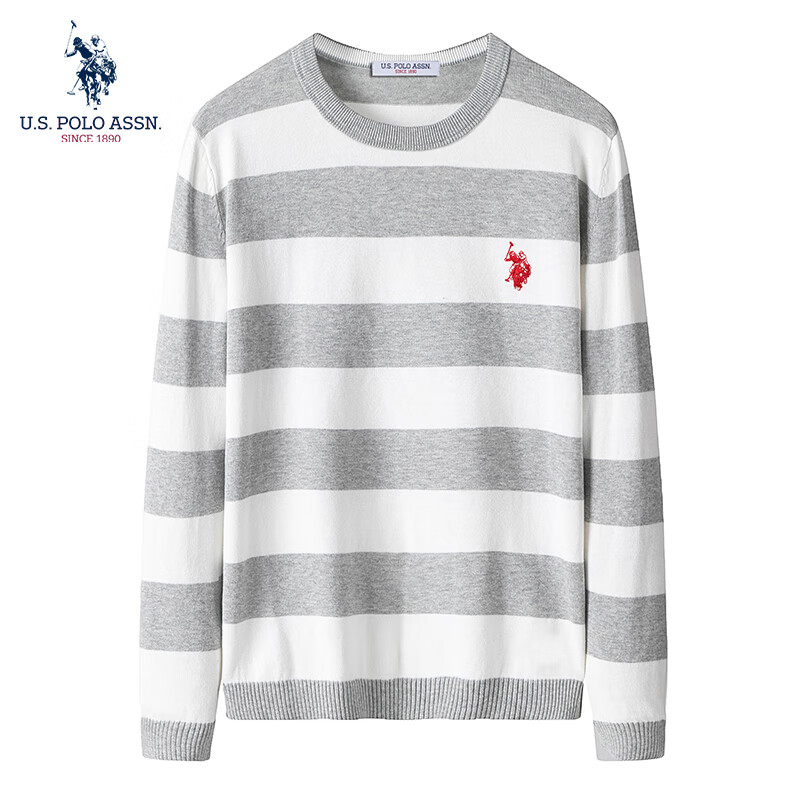 U.S. POLO ASSN.US����ë������֯����װ�ﶬ���ޱ�ů�������ʿ��������� ��ɫ611���ı� 100%�� 3XL 69Ԫ
