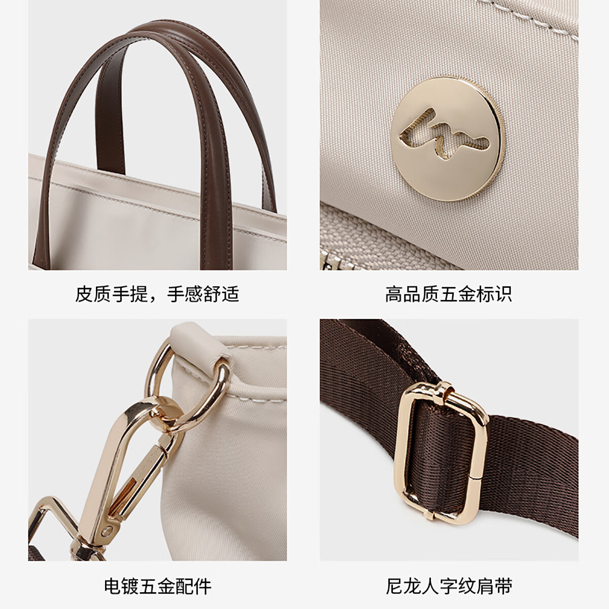 秀迪猫【新款热销】时尚大容量多功能多隔层公文包单肩包可放15.6寸电脑 雾丝-黑色-极速发货 中号