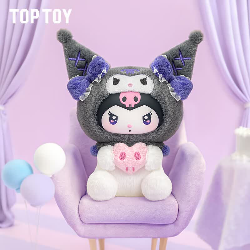 TOP TOY酷洛米派对系列毛绒库洛米玩偶盲盒周边儿童女生生日礼物 单盒（款式随机）