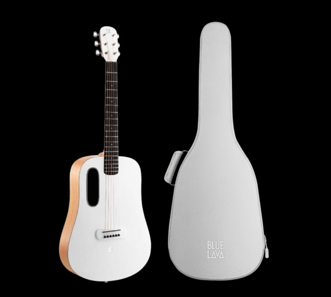 拿火吉他(LAVAGUITAR)BLUELAVA源拿火碳纖維吉他民謠智能吉他初 BLUELAVA源原聲款配標準琴包36寸