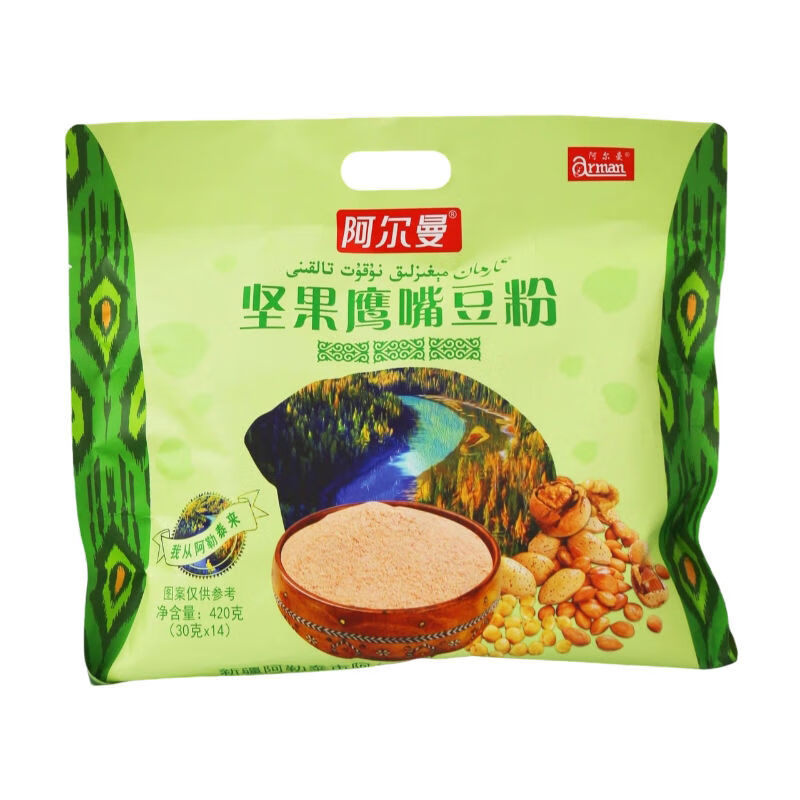 arman 新疆阿尔曼 坚果鹰嘴豆粉 可冲饮可做鹰嘴豆饮品食材搭配 420g