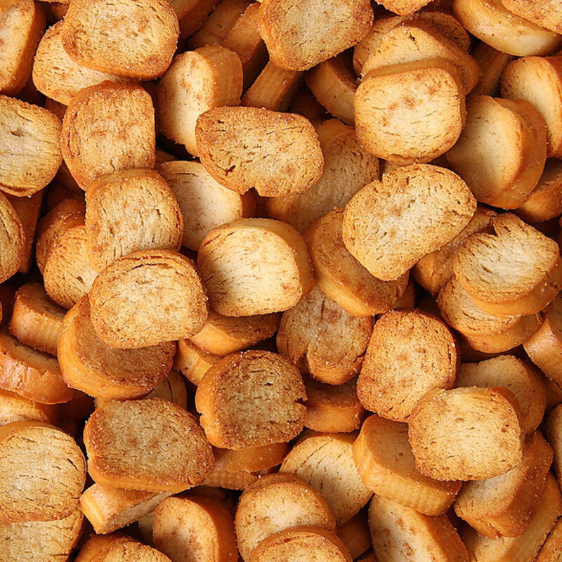 海玉干饃片海玉小饃丁多口味散裝老式烤饃片饅頭片零食整箱1kg 饃丁散裝【原味】?jī)糁?斤