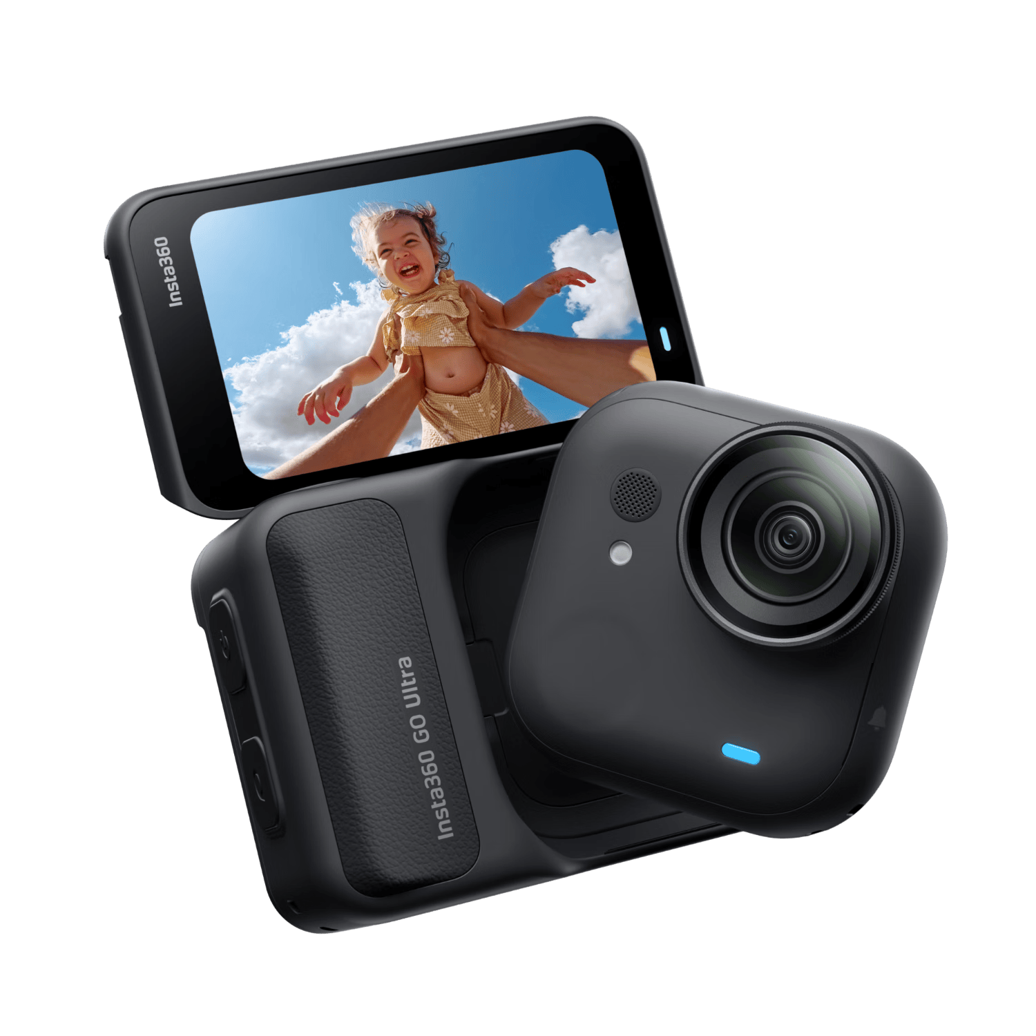 影石Insta360【新品】GO Ultra旗舰影像口袋相机4K运动相机Vlog骑行跑步亲子 Vlog套装 星曜黑