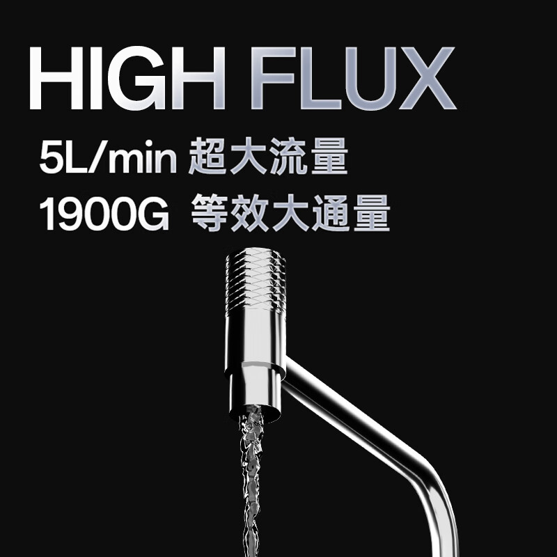 世韩【3:1微废水通用滤芯】6S家用厨房直饮净水器自来水600G大通量RO反渗透纯水机厨下净水机净饮机 富锶矿化净水器5L/分大流量