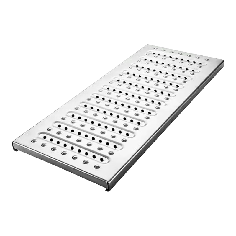 圣米頓304不銹鋼蓋板201廚房排水溝下水道蓋板地溝蓋板格柵井蓋雨水篦子 304超厚款580*250*25高*2.0厚度