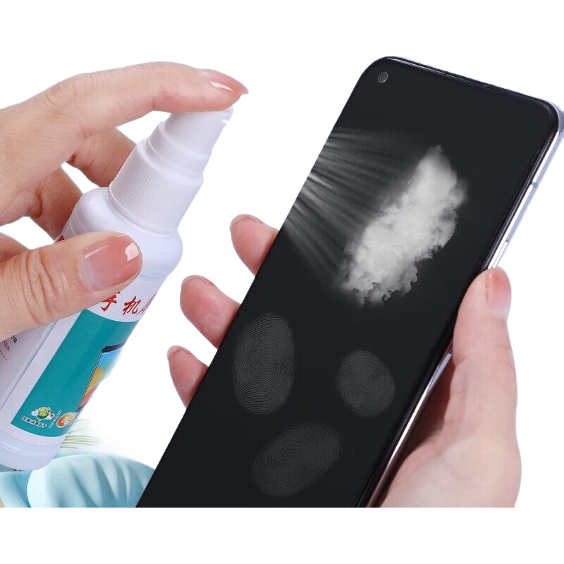 屏幕清洁套装去油污擦手机清洁剂全套抑菌去污清洁液清洁神器 镜片擦清洁液快速清洁去油污渍 【1瓶】屏幕清洁液