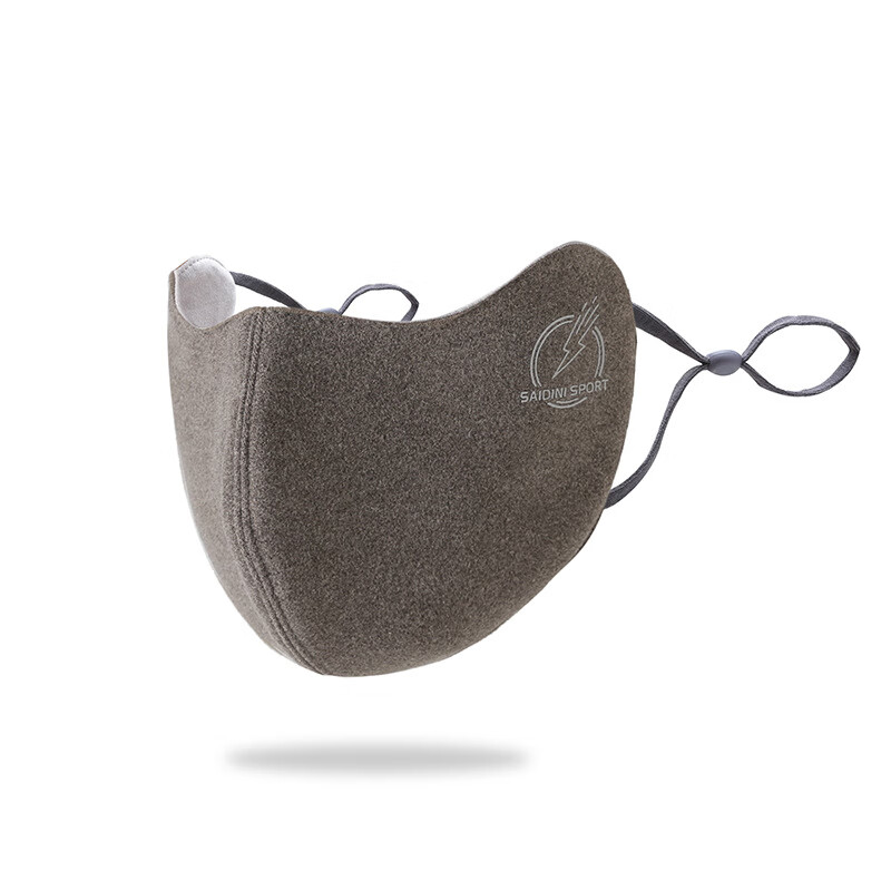 勋阳宇乐秋冬保暖口罩户外加厚防风防寒防尘护眼角3D立体德绒男女骑车 深灰德绒口罩厚 均码