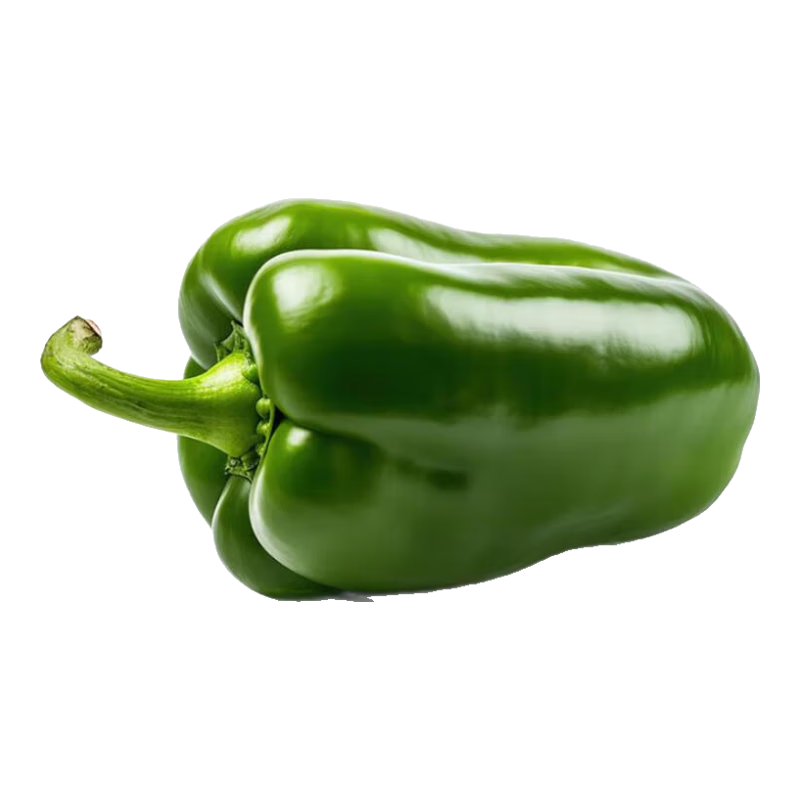 新鲜青椒菜椒圆椒水果椒现摘现发京东快递 精品菜椒2斤