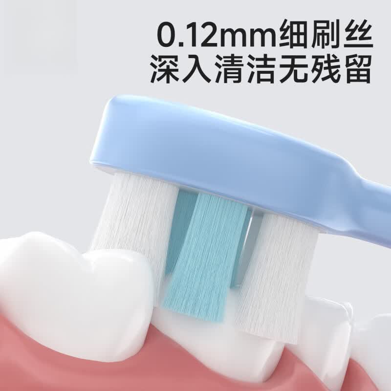 DEATKN儿童软毛含氟牙刷婴儿幼儿宝宝0-1-2-3到6一12岁小孩乳牙刷牙 【含氟刷丝_护龈防蛀】莫尼熊猫+牙杯 1支