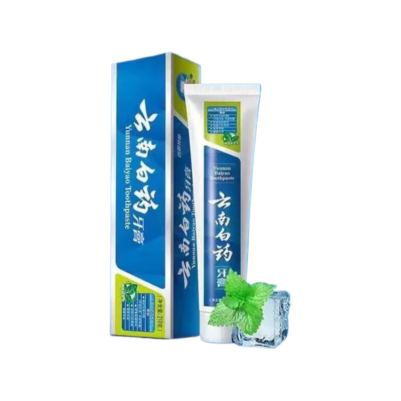 云南牙膏薄荷清爽230g留兰香型215g牙龈护理呵护清新口腔去 薄荷香230g*2支+留兰香215g*2支