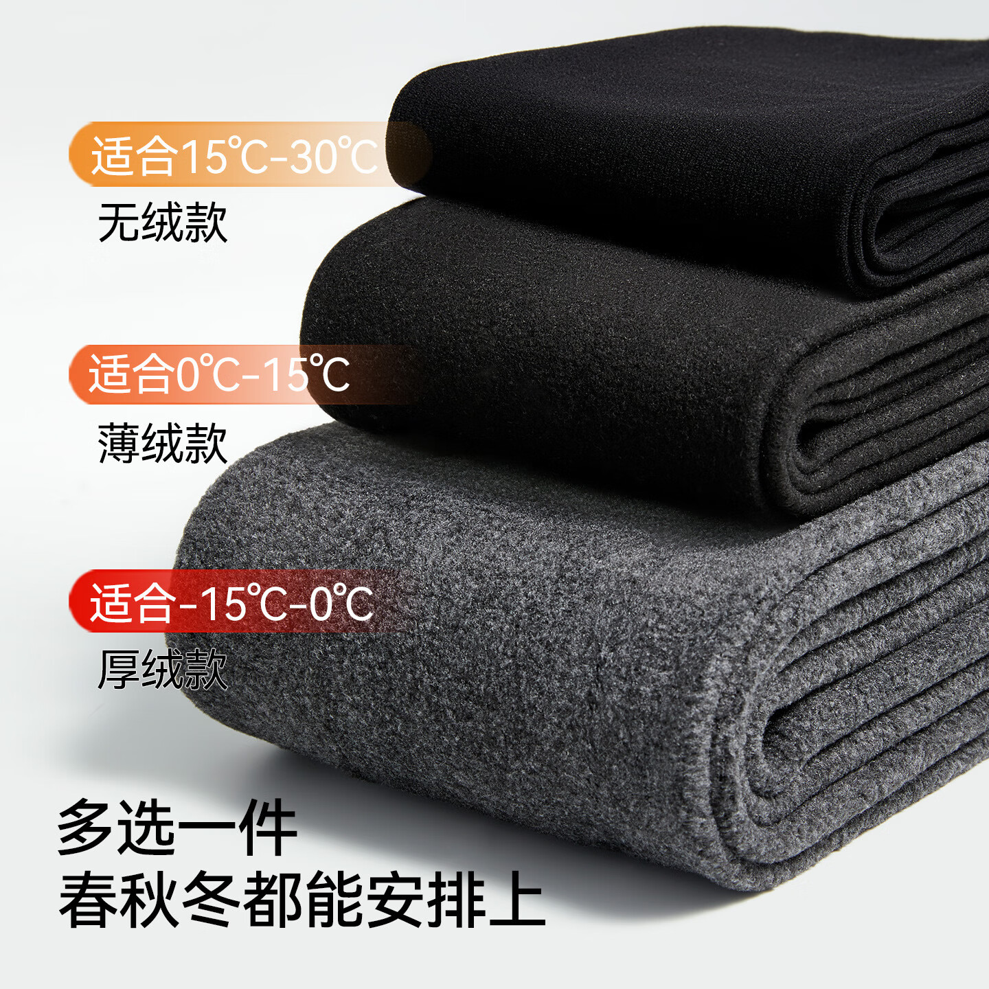 宝娜斯大码竖条纹棉质打底裤女外穿春秋冬加肥加大胖mm格雷系螺纹连裤袜 中灰色（加绒加厚款）【踩脚款】 1条 L （适合80-140斤）