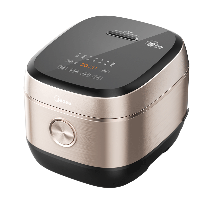 美的（Midea）电饭煲0涂层电饭锅5L大容量IH加热无涂层316L不锈钢内胆家用4-5人多功能智能预约煮饭锅一级能效 5L 【0涂层IH加热】316L不锈钢
