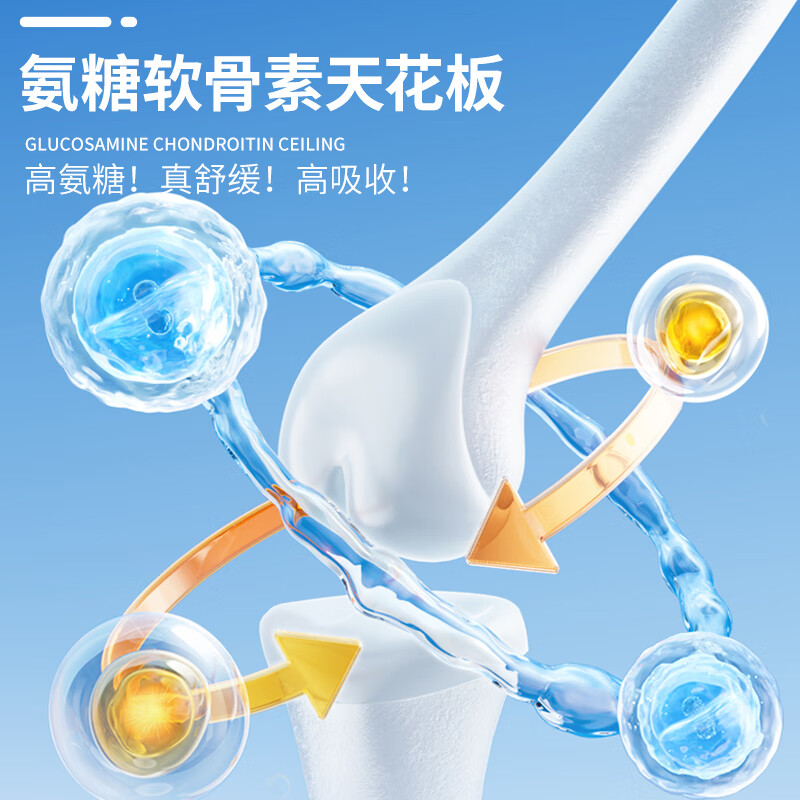 WTNSLT氨糖软骨素钙片MSM成分成人中老年维骨力骨胶原腰腿疼骨质疏松 【骨质疏松关节疼痛呵护关节】 240粒*1瓶