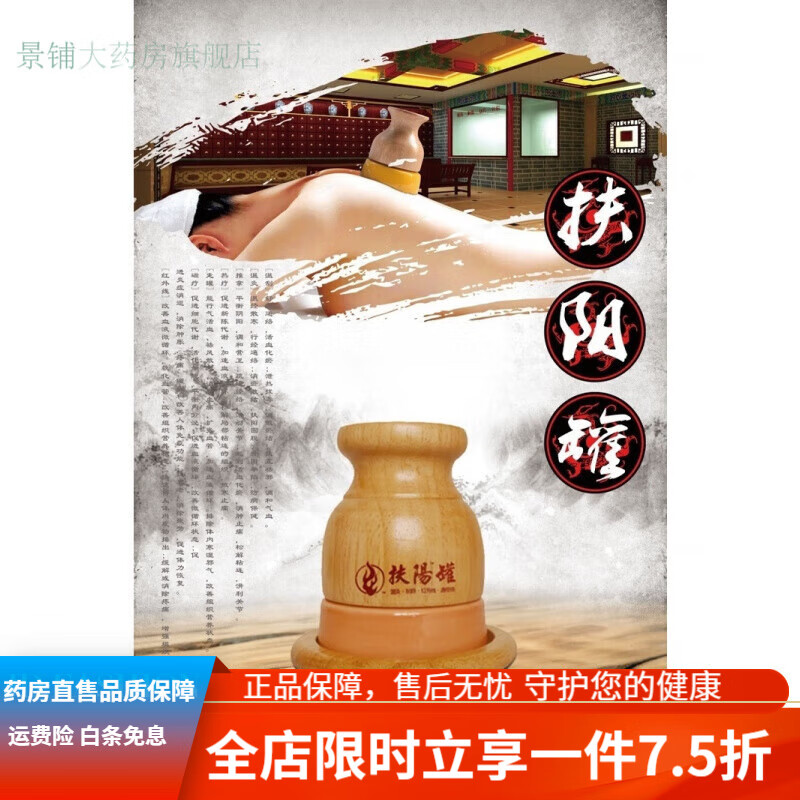 扶阳罐医院专用中医 扶阳罐中医养生之道扶阳正气墙贴墙纸装饰画 1 40