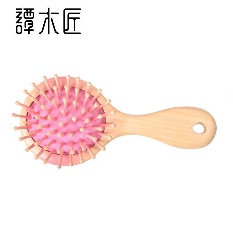 譚木匠護(hù)發(fā)梳禮盒桃花梳護(hù)發(fā)女士按摩卷發(fā)氣囊梳創(chuàng)意禮物 桃花緣
