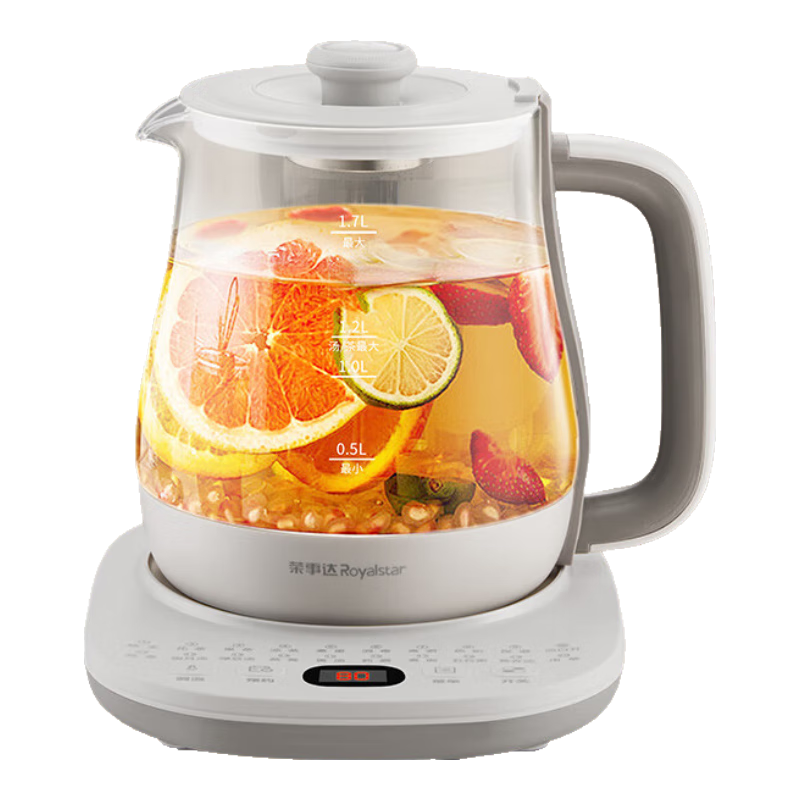 榮事達（Royalstar）養生壺 恒溫水壺燒水壺316電熱水壺煮茶壺花茶壺暖奶器24H保溫1.7L家用開(kāi)水壺YSH1759Y（316）
