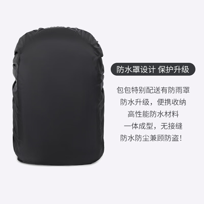 CIQIRBER专业摄影包双肩防水相机包稳定器无人机电脑背包大容量适用微单反 黑色(2机5镜+稳定器+无人机)