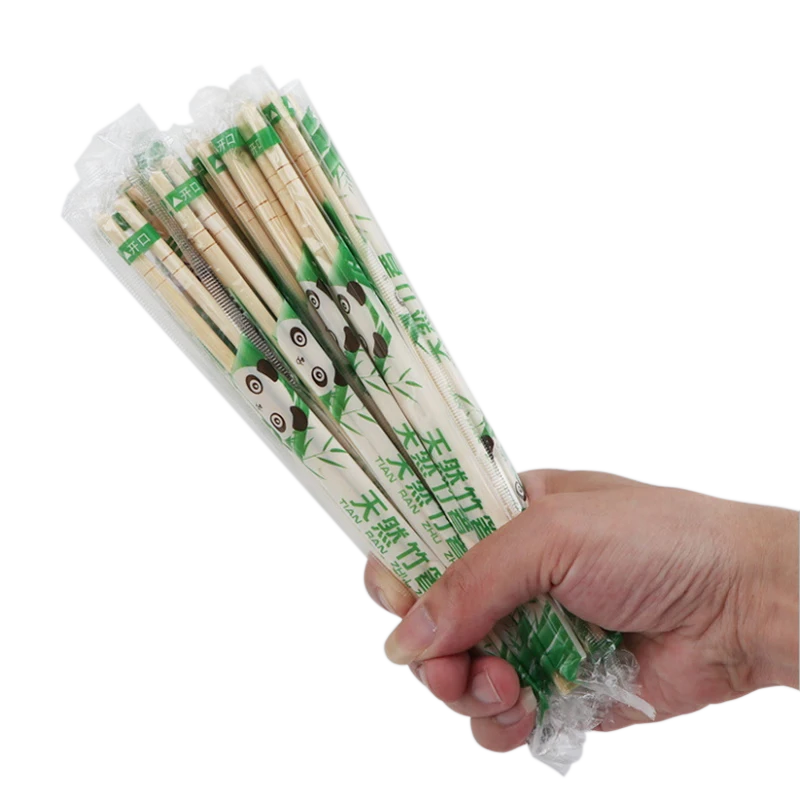 【干净卫生】一次性筷子批发碗筷批发打包餐具熊猫膜独立包装野餐 50双