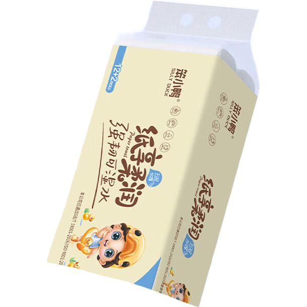 笨小鸭大卷卷纸800g无芯卷纸实惠卫生纸家用大卷卫生纸