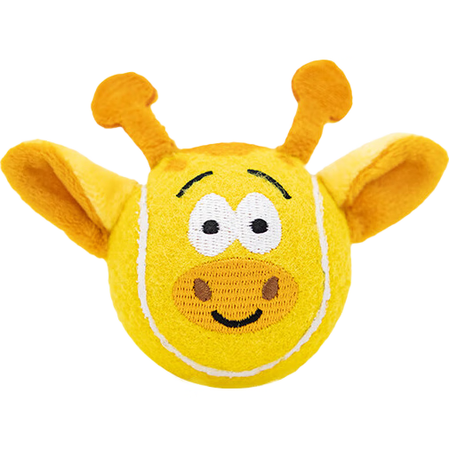 貴為狗狗玩具耐咬發(fā)聲球玩具球磨牙訓(xùn)練寵物用品幼犬小狗寵物用品比熊 動(dòng)物網(wǎng)球-長(zhǎng)頸鹿S