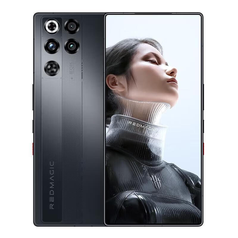 努比亚(nubia)红魔11 Pro+ 分期免息白条可选风冷水冷 第五代 骁龙 8版 红魔游戏电竞 氘锋透明银翼16GB+512GB 白条6期分期