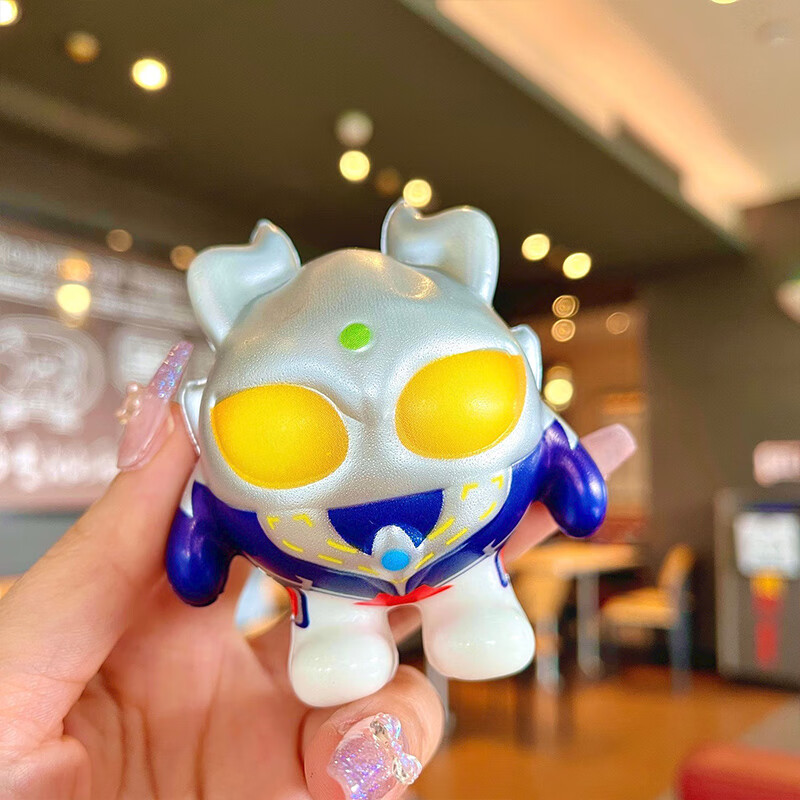 百格斯奥特曼捏捏乐 蛋仔派对公仔赛罗迪迦捏捏乐慢回弹玩偶男女孩