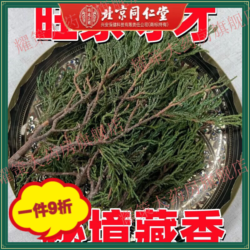 藏香柏 正宗新鲜秘境藏香独特天然植物净化香薰松柏香香藏 高原藏 200g[西域藏香]可用1月