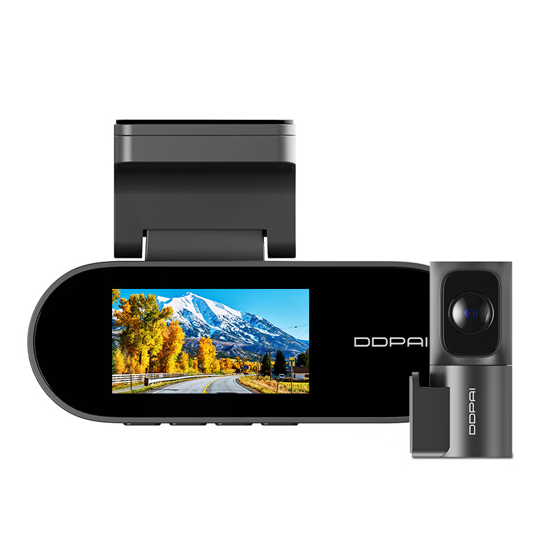 盯盯拍2K前后双录行车记录仪N2D 1440P超清夜拍 迷你隐藏安装断电可多存 64G+停车监控线套餐