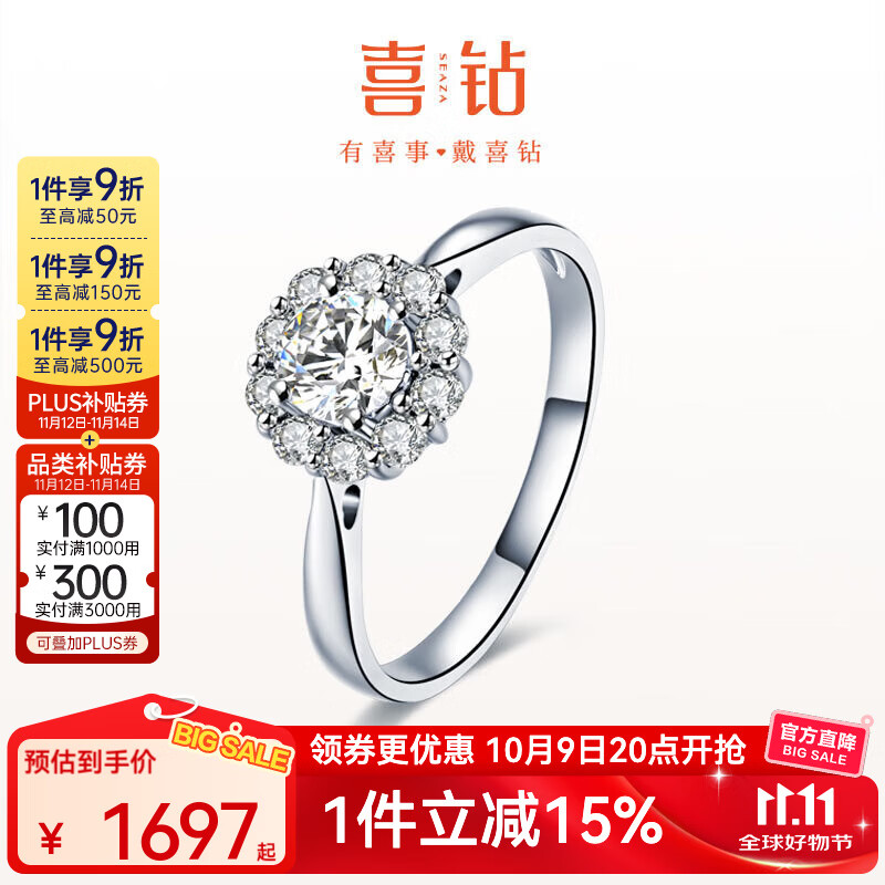 ϲ���ֻ����Ů������ʯ��ָȺ���������ָ�����Ů���������� ��Լ50��Ч������18K��14��