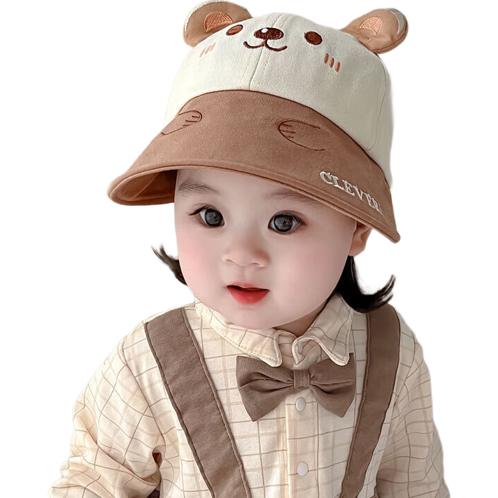 ���ڲ�����Ӥ��ñ�Ӵ��ﱡ�����ͯŮͯ�ļ��ɰ���ɹ�������ñ����ñ��ñ ��ñ�ܴ�����-��ɫ 2-4��48-53cm 12.5Ԫ