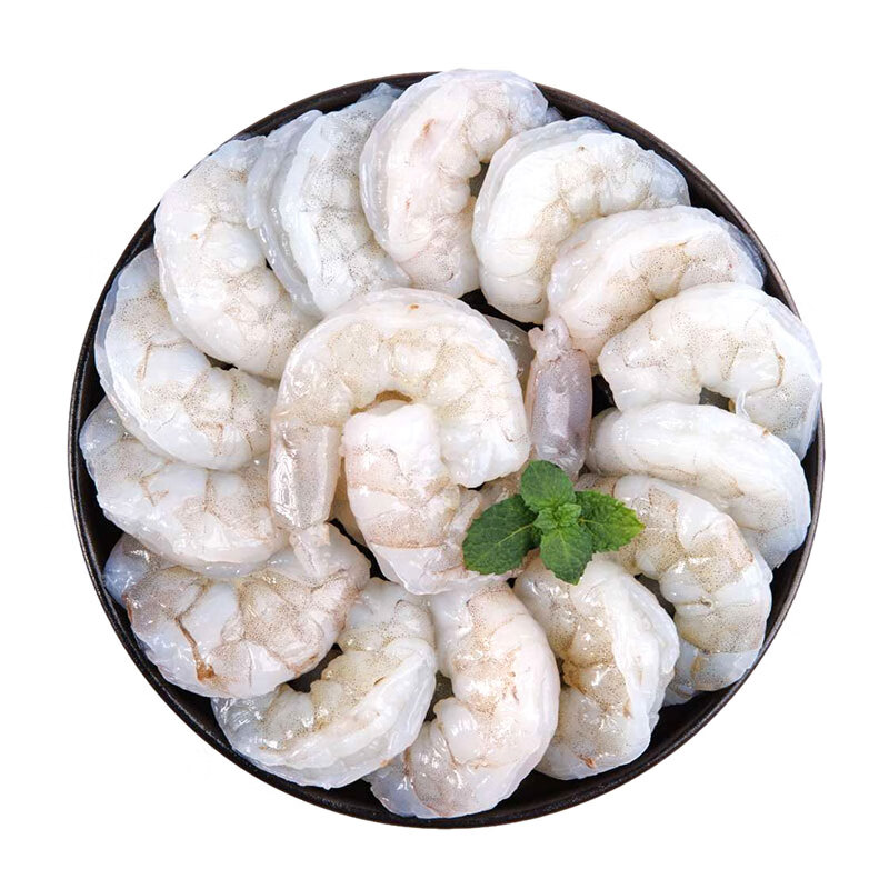 美加佳翡翠生虾仁  去冰净重2斤  单冻虾仁  去虾线 156-198只 