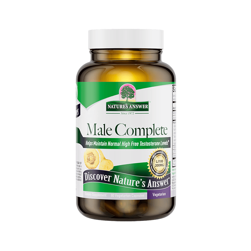 Nature's Answer百战雄狮男士玛咖胶囊60粒精氨酸促睾酮素提升精力纽安思进口
