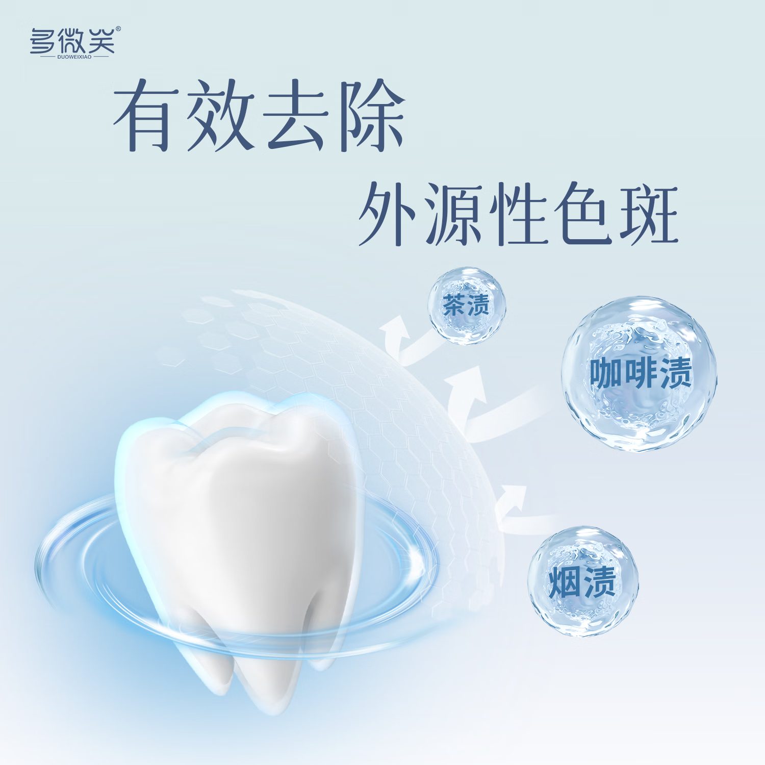 多微笑/长安国潮牙膏 美白去黄牙清洁牙垢【金榜第一】 【热卖组合】早美白晚亮白120g*2支