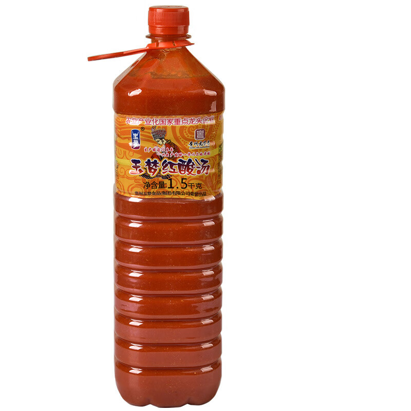 玉梦红酸汤贵州凯里酸汤番茄火锅底料酸辣鱼肥牛轻卡轻脂调料酱料 红酸汤1.5kg*1瓶