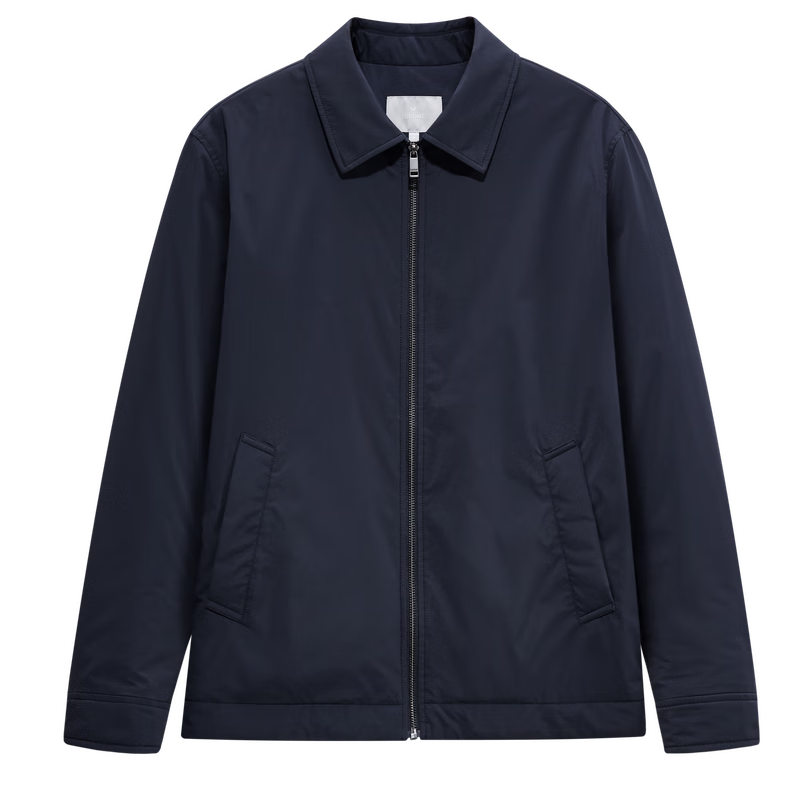 九牧王男裝夾克男【石墨烯保暖夾克】25秋冬季日常通勤防水外套男