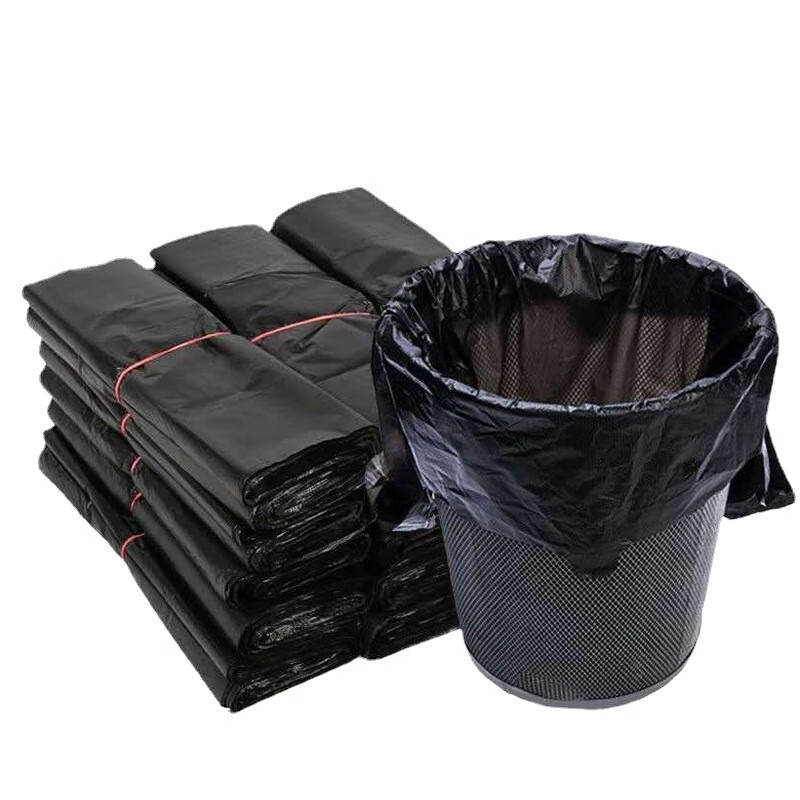 【新人专享0.01】手提式垃圾袋背心式加厚厨房黑色塑料类防破防漏 豪华加厚款（强烈推荐（32cm*52cm 400个装