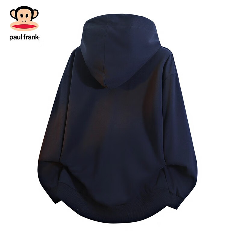 大嘴猴（paul frank）美式连帽套头卫衣男士春季宽松运动长袖打底外套穿搭工作上衫服装 藏青色+藏青色 【优惠两件装】 2XL 【建议145-160斤】