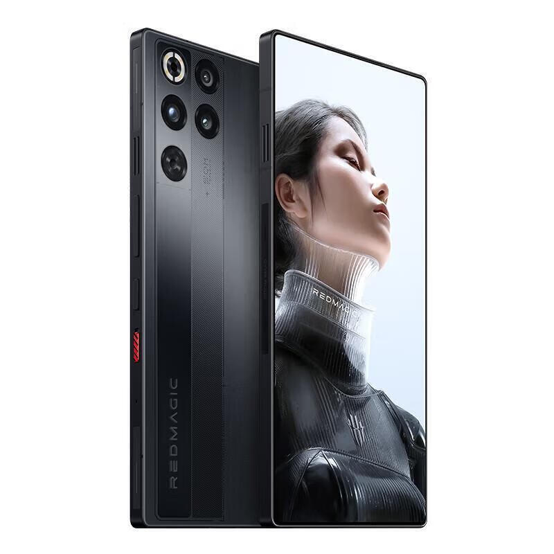 努比亚(nubia)红魔11 Pro+ 分期免息白条可选风冷水冷 第五代 骁龙 8版 红魔游戏电竞 氘锋透明银翼16GB+512GB 白条6期分期