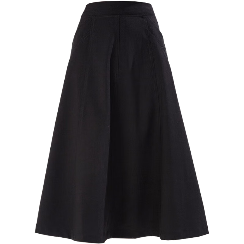 �������̳�ͬ�����ȹ�����¿�A��ȹ�ɽ������EI3D225501 ī��ɫ L 432Ԫ