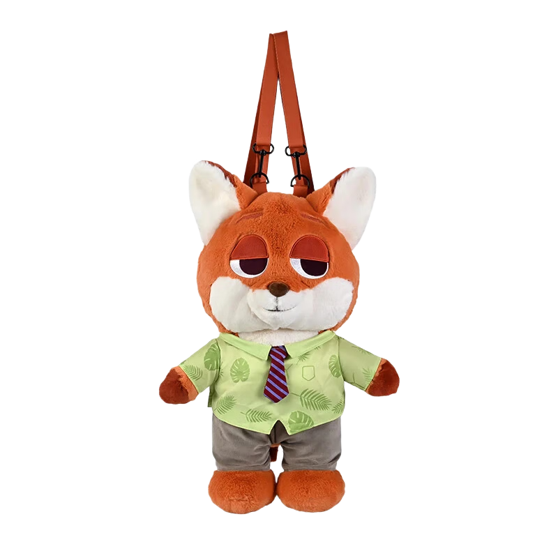迪士尼（Disney）尼克狐狸毛绒双肩包公仔玩偶挂摆件送孩子同学女友生生日礼物