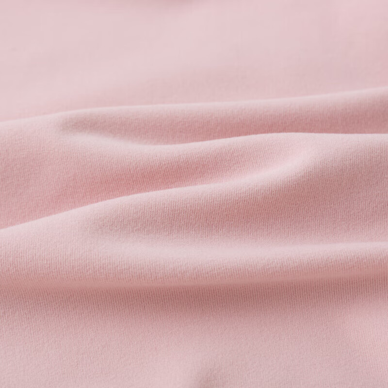 嘟嘟家宝宝长袖T恤连帽洋气春秋儿童上衣撞色休闲秋装女童运动时髦百搭 粉色 110