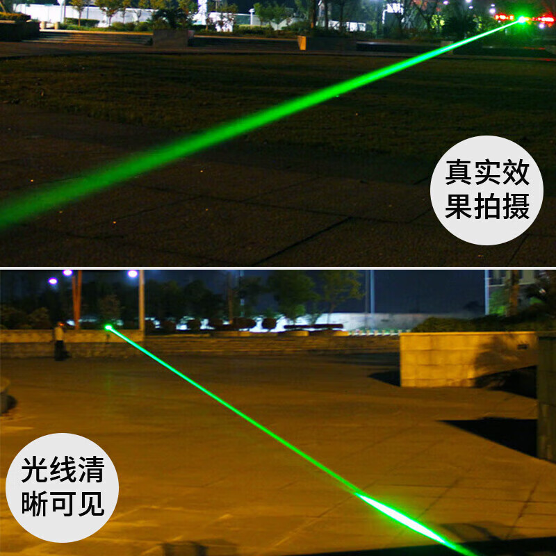 魔铁(MOTIE)激光笔灯大功率远射绿光红外线充电售楼沙盘镭射笔逗猫沙漠指星笔 【经典之作】高亮M308黑色绿光直充电+ 5个效果头套餐