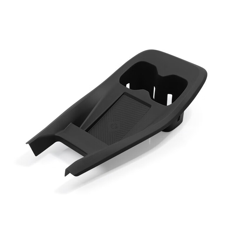 适用小鹏MONA M03中控无线充硅胶防滑垫车载水杯座套改装配件用品 MONA M03无线充连体 夜幕灰