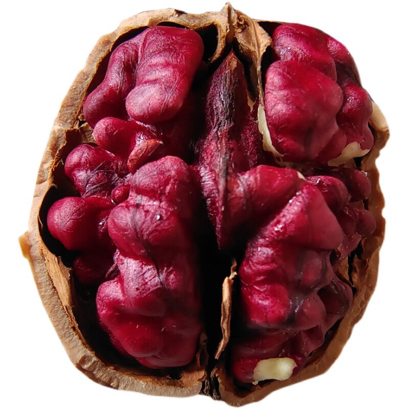 橙瑟新货新疆阿克苏红核桃薄壳红衣核桃 薄皮红皮核桃仁坚果零食特产