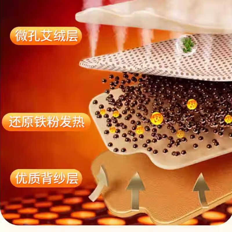 内廷上用北京同仁堂艾草蒸汽暖膝贴生姜膝盖热敷贴暖膝宝护膝贴正品6贴/盒 体验装【1盒装-共6片】