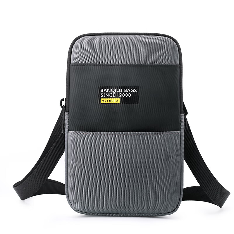 2024新款夏季时尚男女单肩包，轻便多功能小包，手机包，运动休闲 灰色