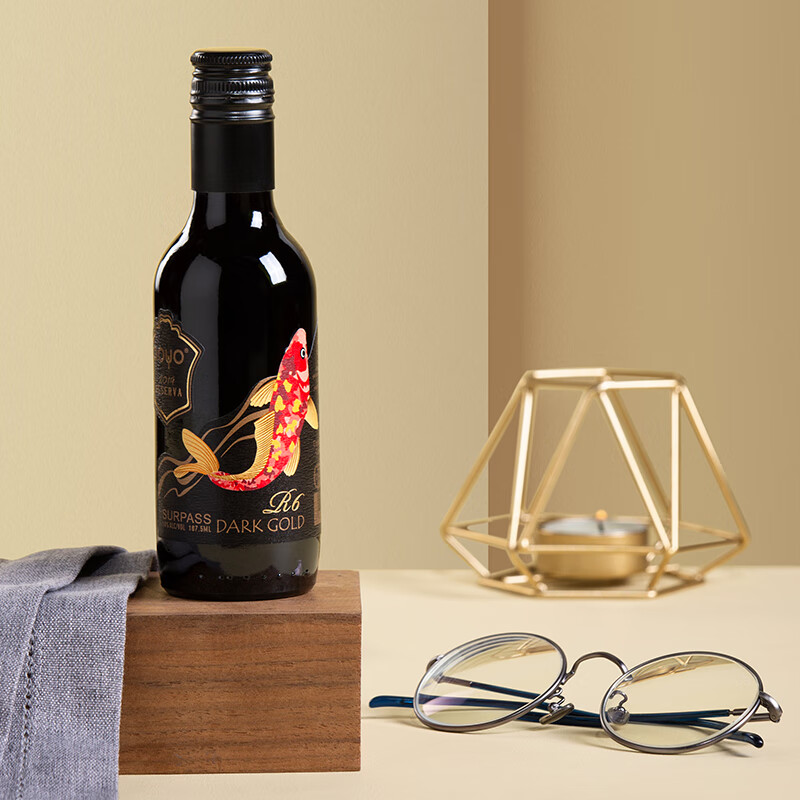 傲鱼[顺丰]跃黑金R6珍藏智利原瓶进口红葡萄酒14度西拉酿造187.5m*6瓶 187.5ml*6瓶