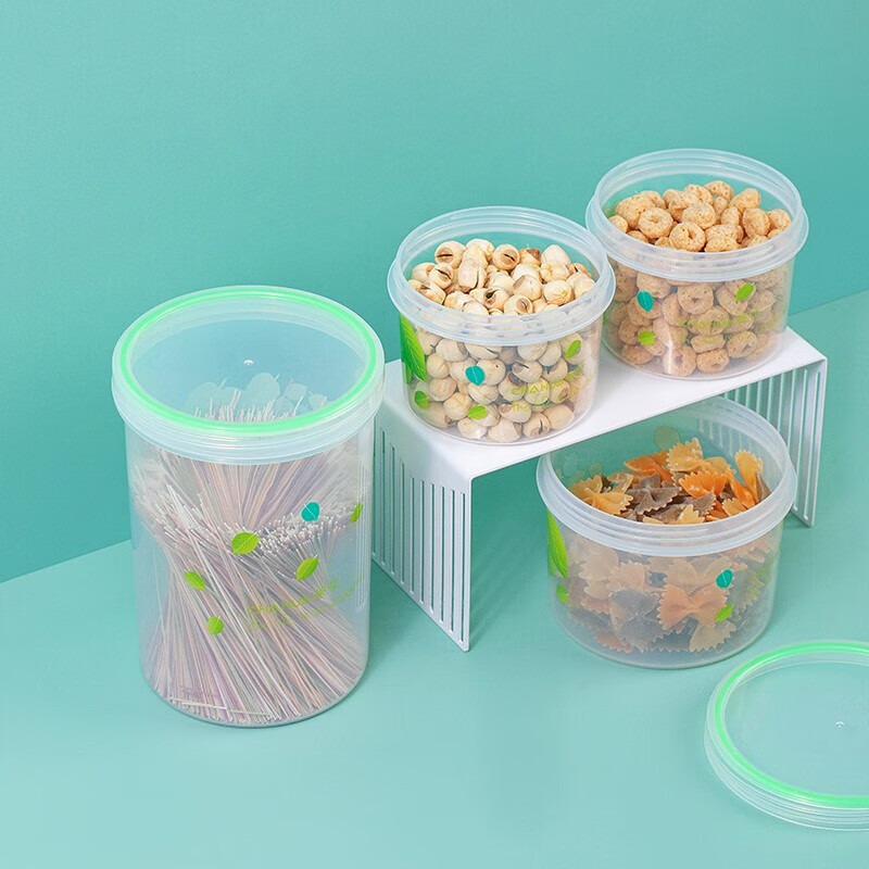 茶花保鲜盒塑料饭盒水果盒饭菜保鲜盒餐盒密封盒便当碗储物盒PP 440ml 一个装