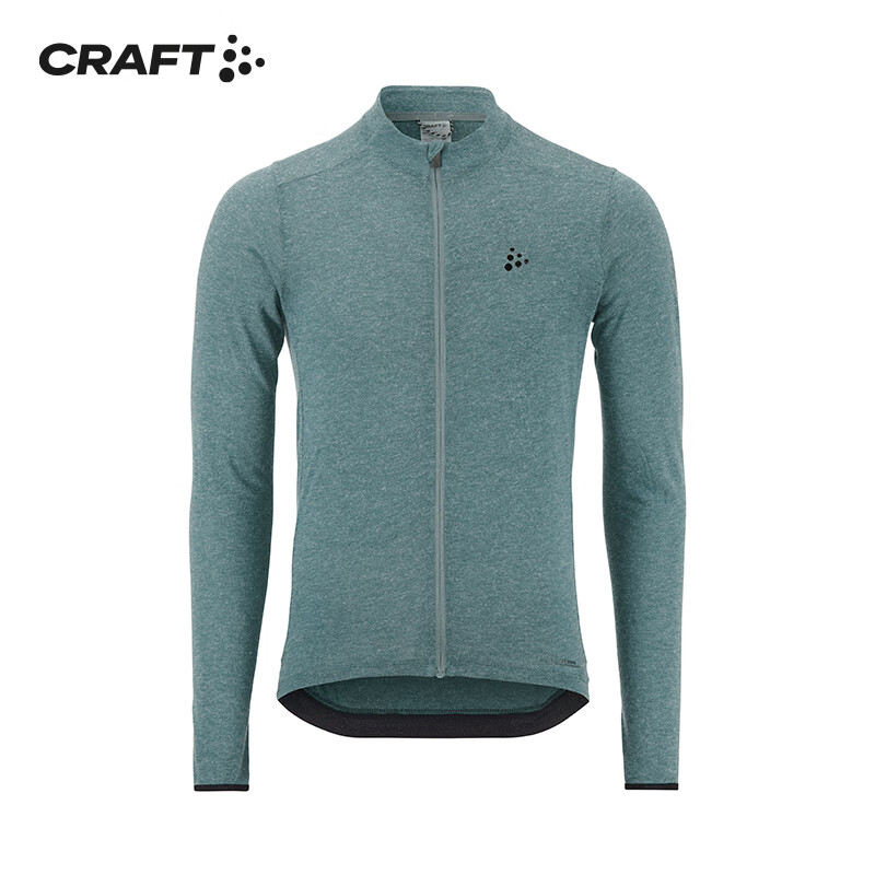 CRAFT骑行Core Essence冬季男子骑行服美丽诺羊毛针织保暖公路骑行上衣 天空蓝 L